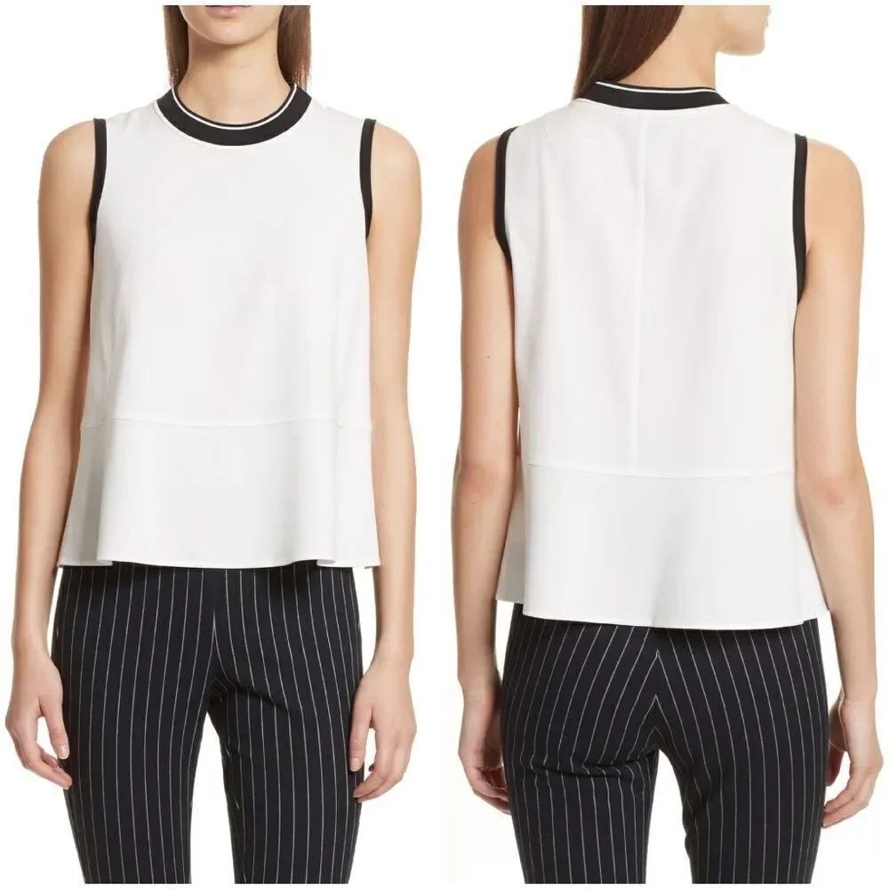 Rag & Bone White Thatch Tank Sz Med